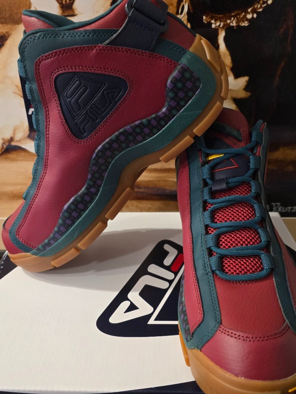FILA - Men's Grant Hill 2 Shoes (1BM01316 933) Mens Size 10 Basketball US NEW